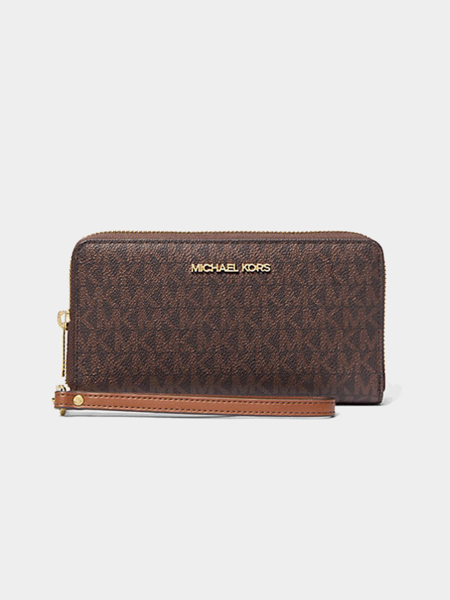 Michael Kors Jet Set Signature Logo Smartphone Wristlet