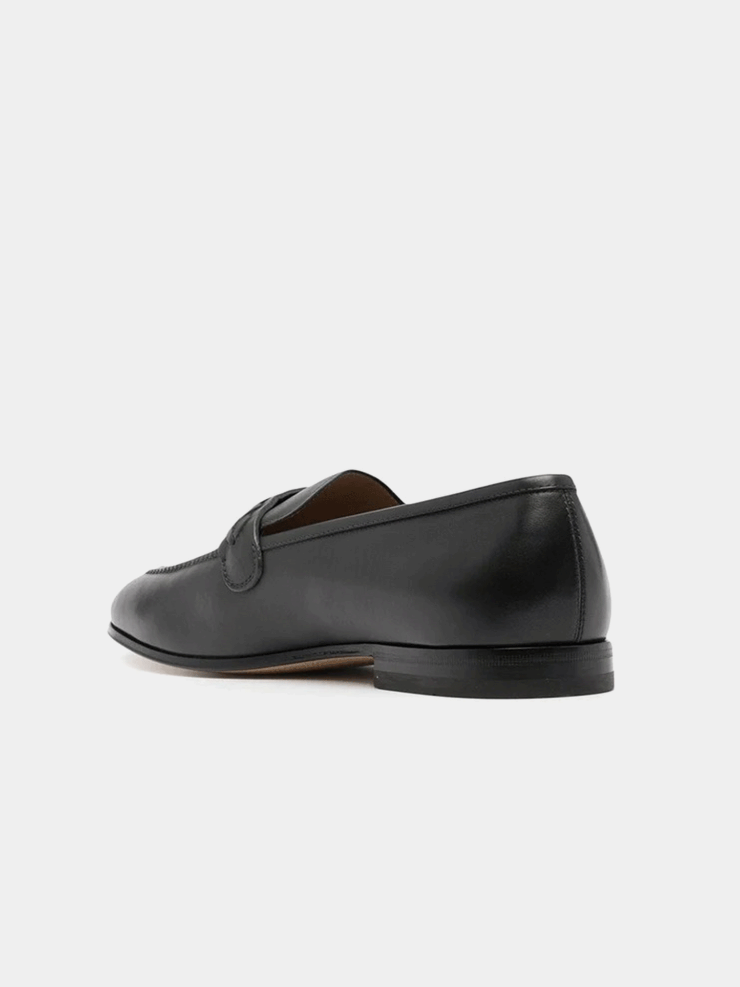 Salvatore Ferragamo Nairobi Logo Plaque Loafers - Black