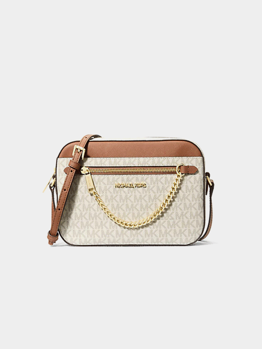 Michael Kors Jet Set Large Logo Crossbody Bag